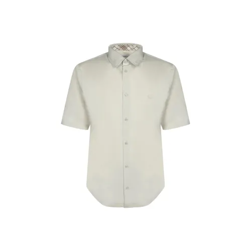 Burberry Shirts Men Gray