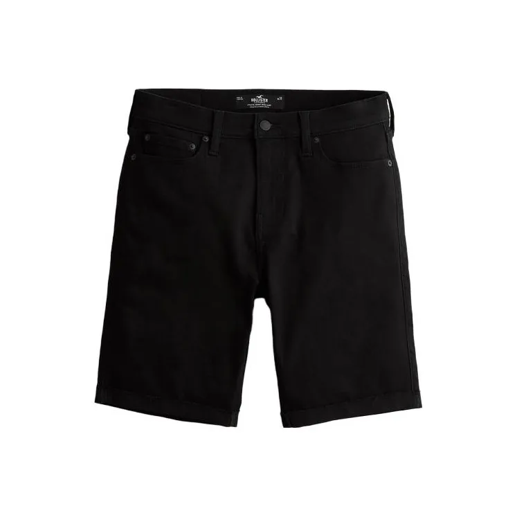 Hollister Denim Shorts Men Black-0