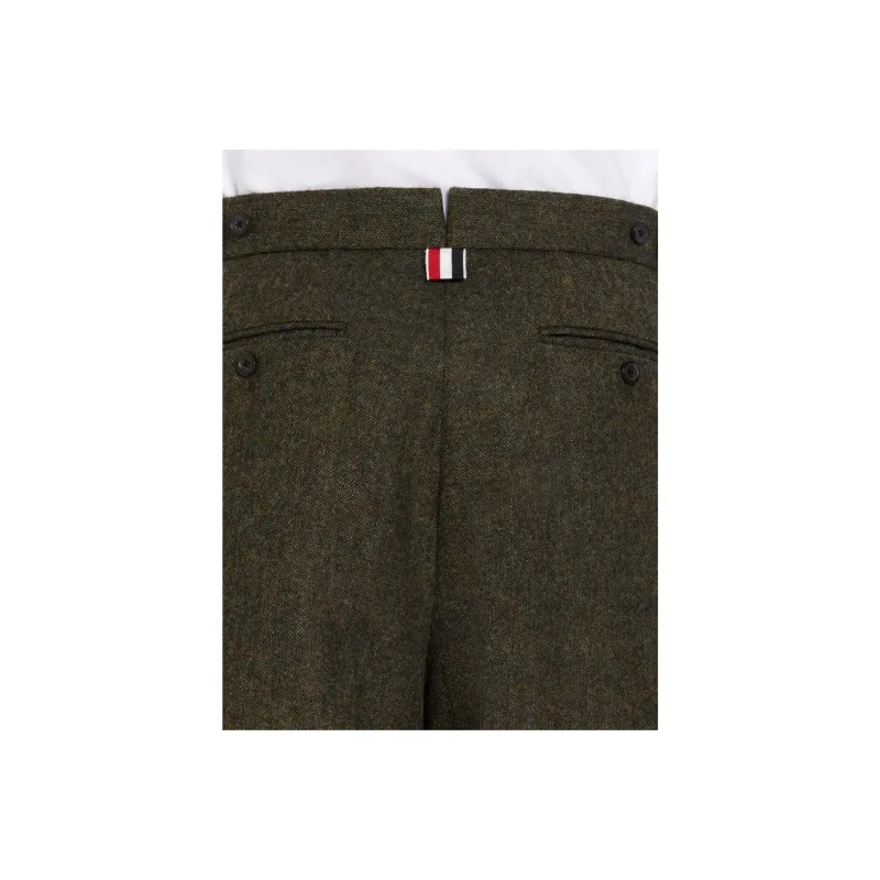 THOM BROWNE Classic Rise Straight Leg Pants-5