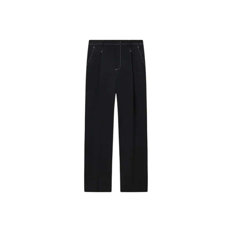 Jiumuwang Men's Pants Expert Spring Suit Trouser Men's Black-0