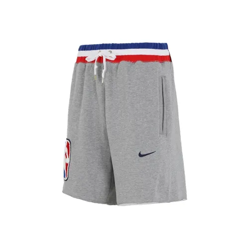 Nike NBA Team 31 Courtside Casual Breathable Basketball Sports Shorts Light Grey