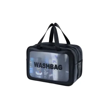 LETOO PVC Toiletry Bag Unisex Multicolor