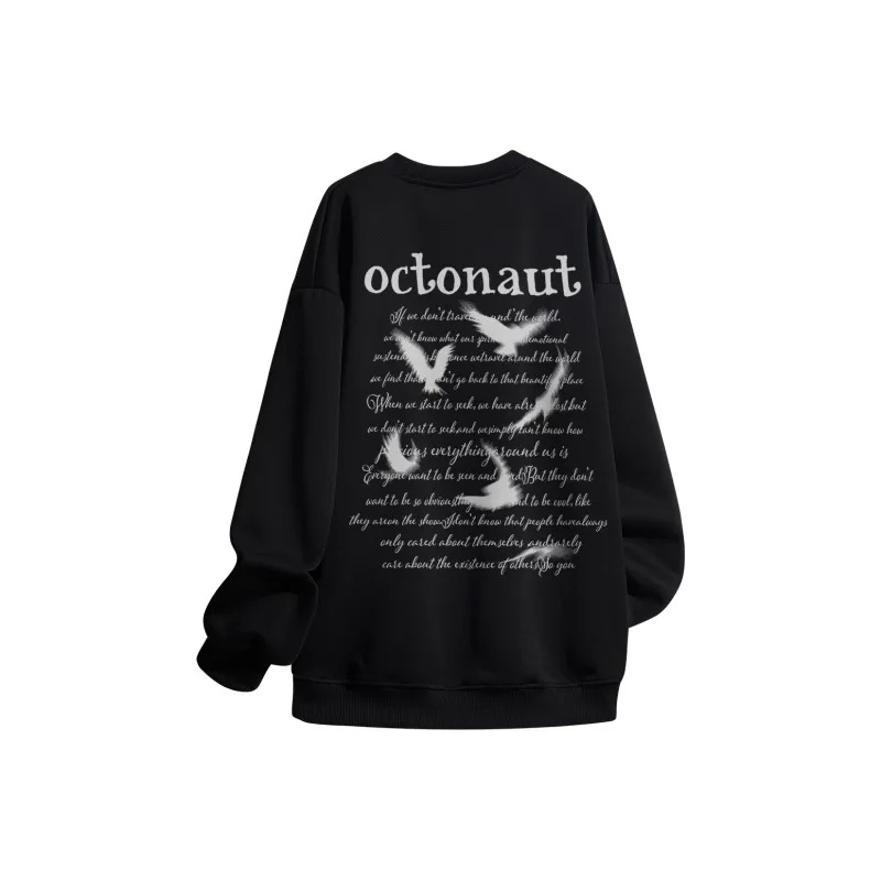Small Columns Under The Sea Sweatshirt Unisex-4