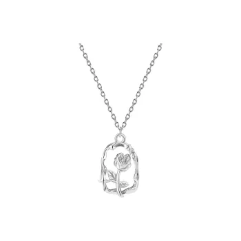 Treasure Love 925 Sterling Silver Necklaces Women's