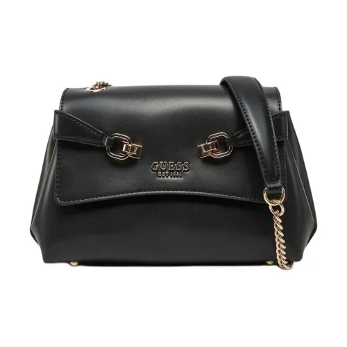 GUESS Eco Friendly Leather Shoulder Bag Women's Black