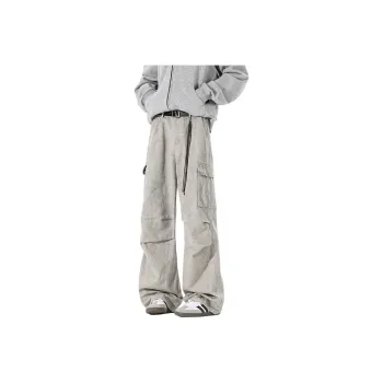 ROSECREED Casual Pants Unisex Apricot