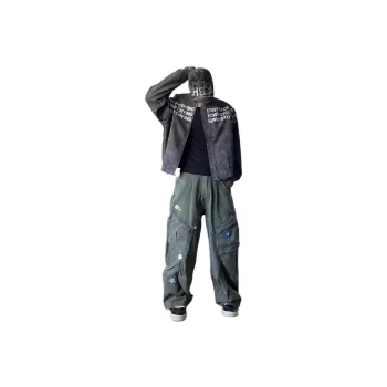 NVRFRGT Cargo Pants Unisex Green