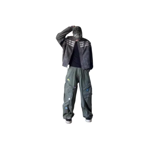NVRFRGT Cargo Pants Unisex Green
