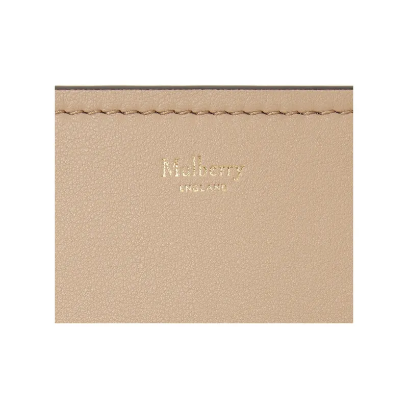 Mulberry Cow Leather Crossbody Bag, Shoulder Bag Women's Nude-5