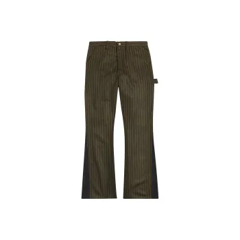 Gallery Dept. Pinstripe Flared Slim Cut Trousers