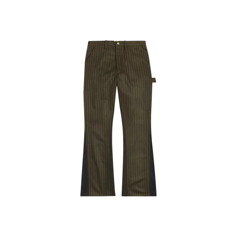 Gallery Dept. Pinstripe Flared Slim Cut Trousers-0
