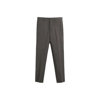 ZARA Suit Trousers Men Brown