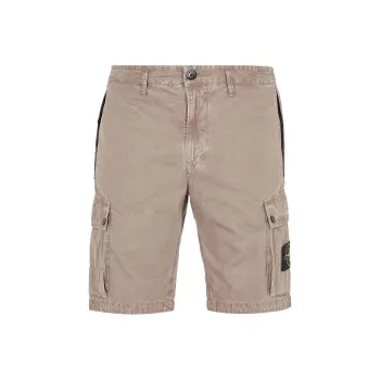 STONE ISLAND Organic cotton Cargo Shorts