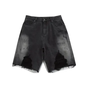 Guuka Knee Length Pants Men's Black