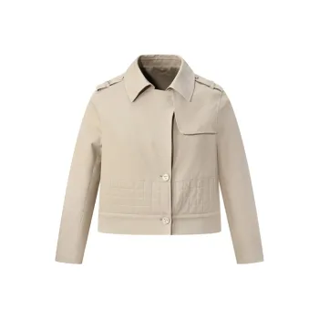 Abigthanks Trench Coats Unisex Khaki