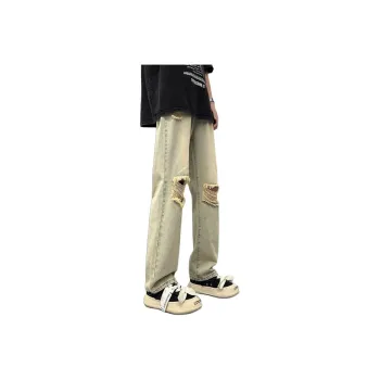 MGXEK Jeans Unisex Yellow Mud