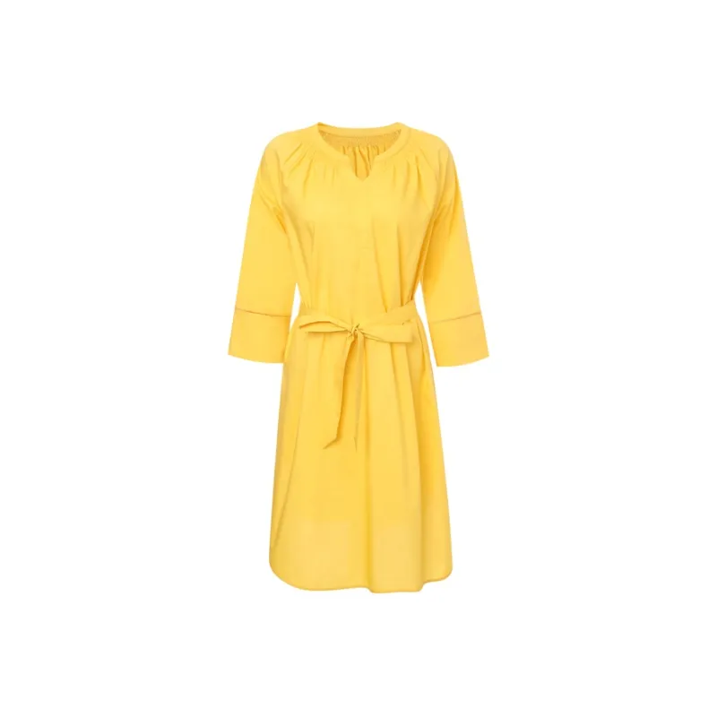 Yiner Life Nightgown Women's Yellow-1