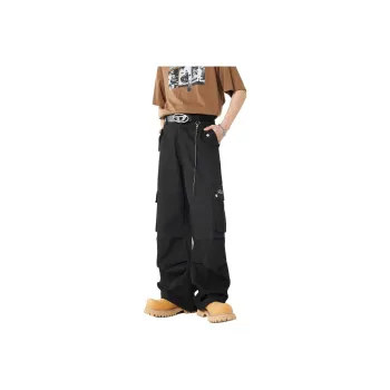 Caramella Cargo Pants Unisex Black