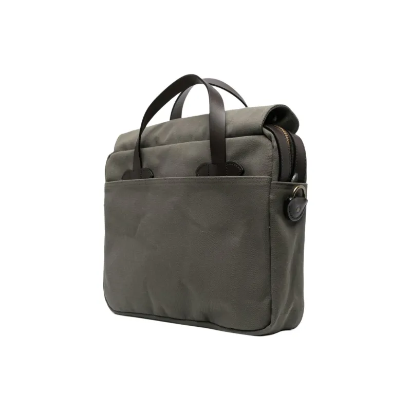 Filson Cotton Shoulder Bag, Crossbody Bag, Handbag Men's Green-1