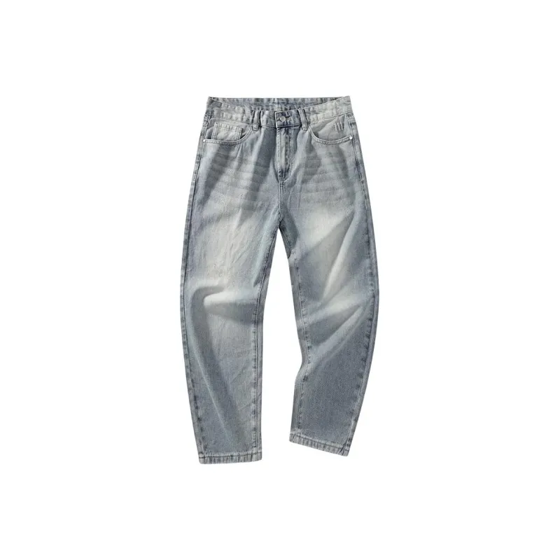 FAIRWHALE Jeans Men's Vintage Blue-0