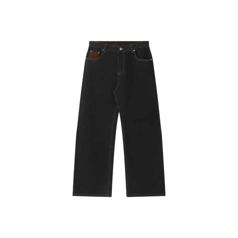 LOVE ME LATER Jeans Unisex Original Denim Dark Blue-0