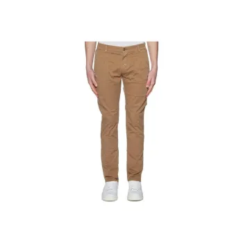 DANIELE ALESSANDRINI Casual Pants Men's Mud