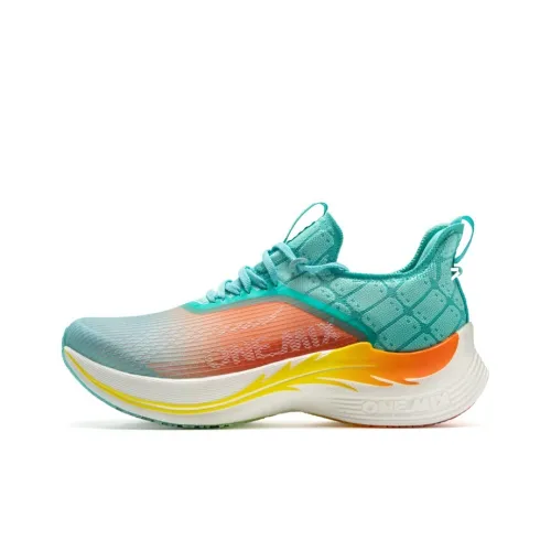 ONEMIX Light Nails Running Shoes Unisex Sky Blue Orange