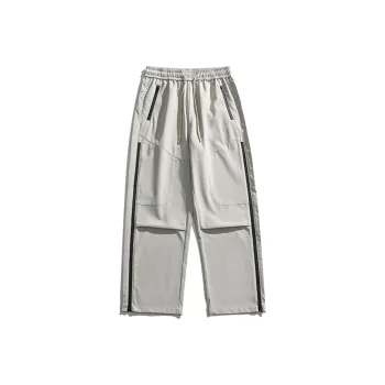 LEVEL Casual Pants Unisex Matte Black