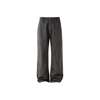 PASET Casual Pants Unisex Graphite Gray