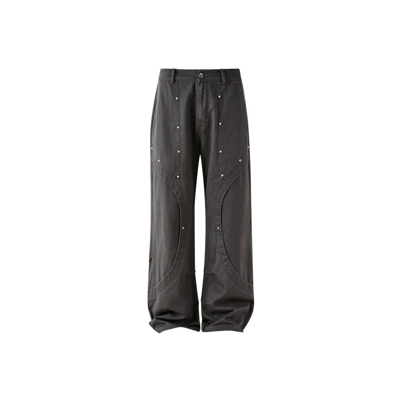 PASET Casual Pants Unisex Graphite Gray-0
