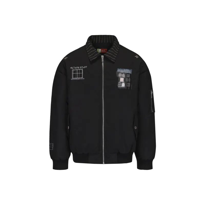 NSTNEW START Puffer Jacket Unisex Black-0