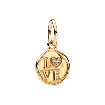 Pandora 14K Gold Pendants Unisex Gold