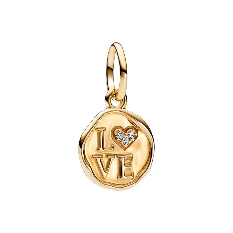 Pandora 14K Gold Pendants Unisex Gold-0