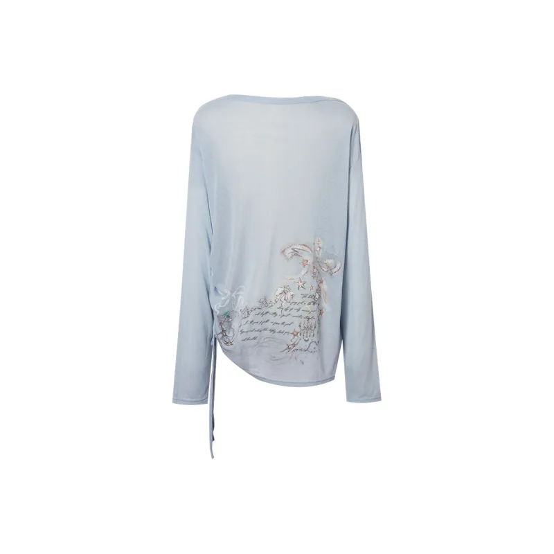 EPTISON WOMAN Drop Shoulder Sleeve T Shirt Women's-1