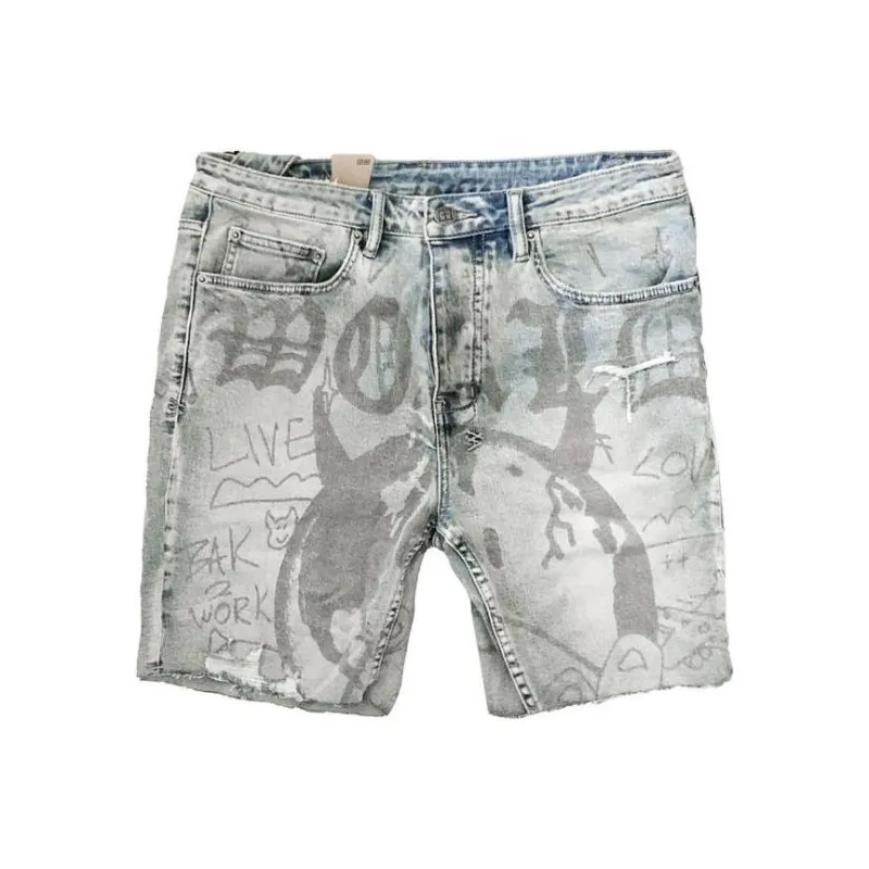 Ksubi Denim Shorts Men Blue-0