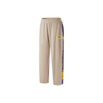 NBA Los Angeles Lakers Casual Pants Unisex Camel White