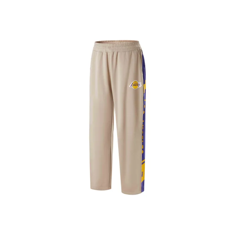 NBA Los Angeles Lakers Casual Pants Unisex Camel White-0