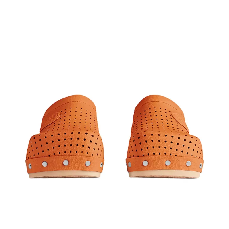 Scholl x Balenciaga Closed Toe Slippers Women's Orange-3