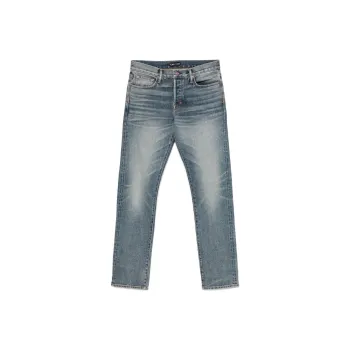 TOM FORD Logo Tag Straight Leg Jeans
