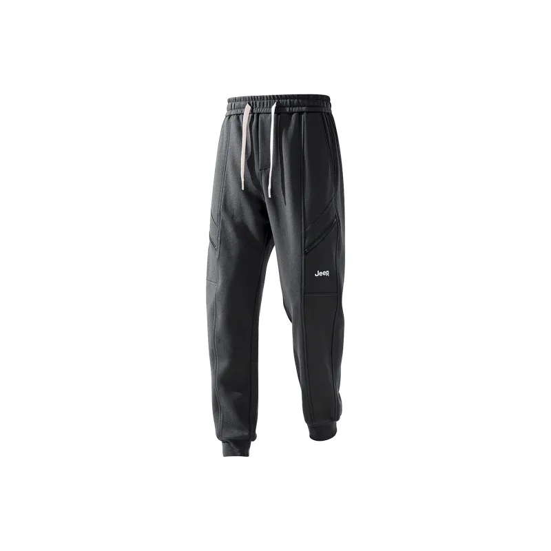 Jeep Grand Cherokee Casual Pants Unisex Pure Black-15