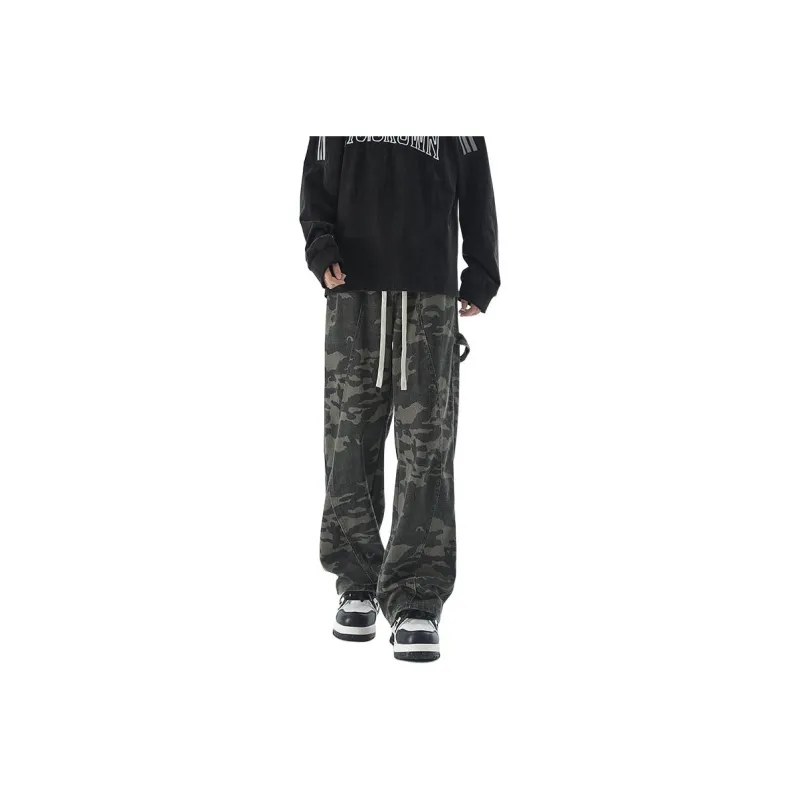 HOWIE LANDAU Casual Pants Unisex Camouflage-5