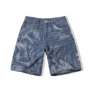 EPTISON Denim Shorts Unisex Denim Blue