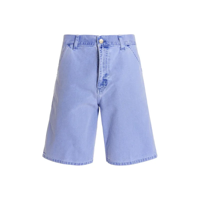 Carhartt WIP Single Knee Dearborn Canvas 12oz Relaxed Fit Shorts-0