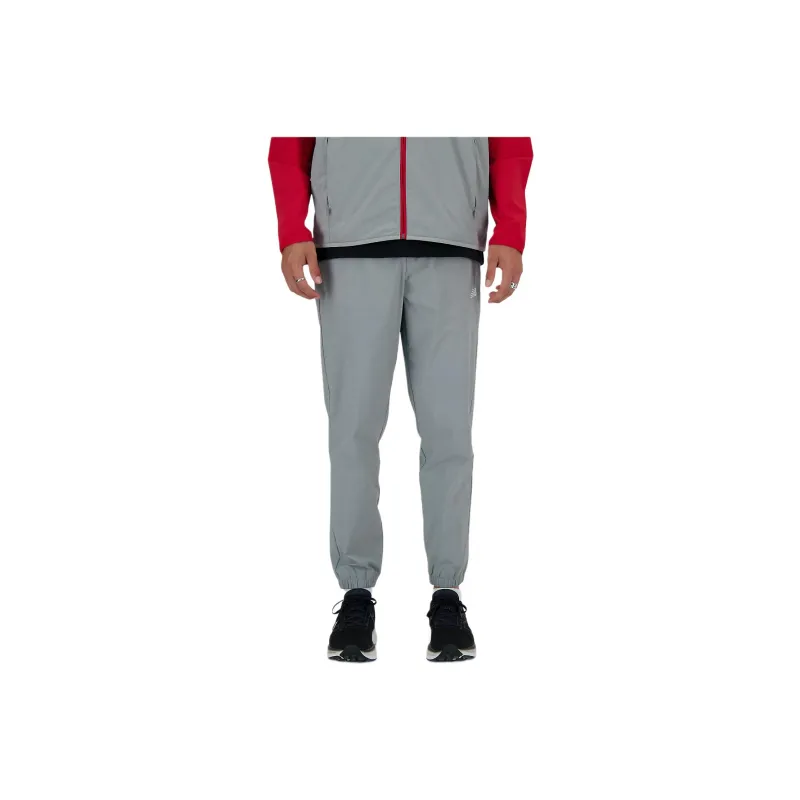 New Balance Athletics Stretch Woven Jogger Casual Pants Men's Light Gray-0