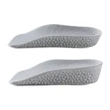 [1.5cm+2.5cm]Height Increase Half-Length Insoles-Gray