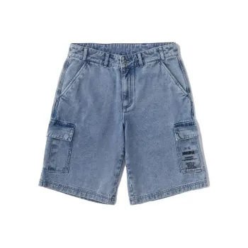 LiNing x Disney Denim Shorts Men's Blue