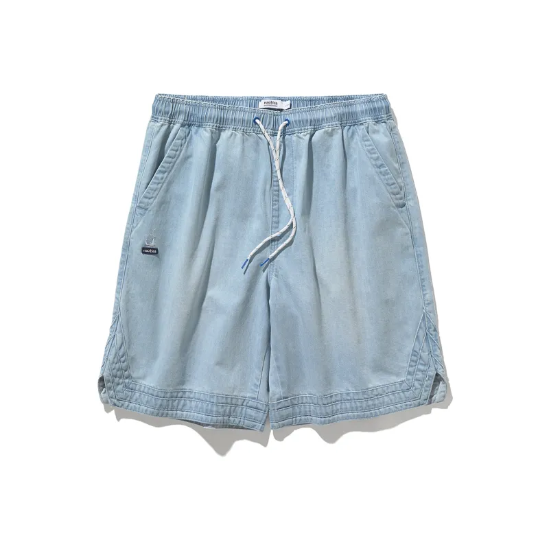 Nautica White Sail Nautica White Sail SS24 Denim Shorts Unisex-0