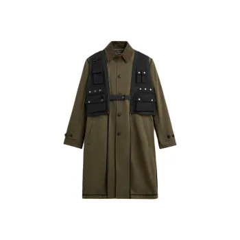 Andersson Bell X ZARA ANDERSSON BELL Collaboration Trench Coats Men Khaki