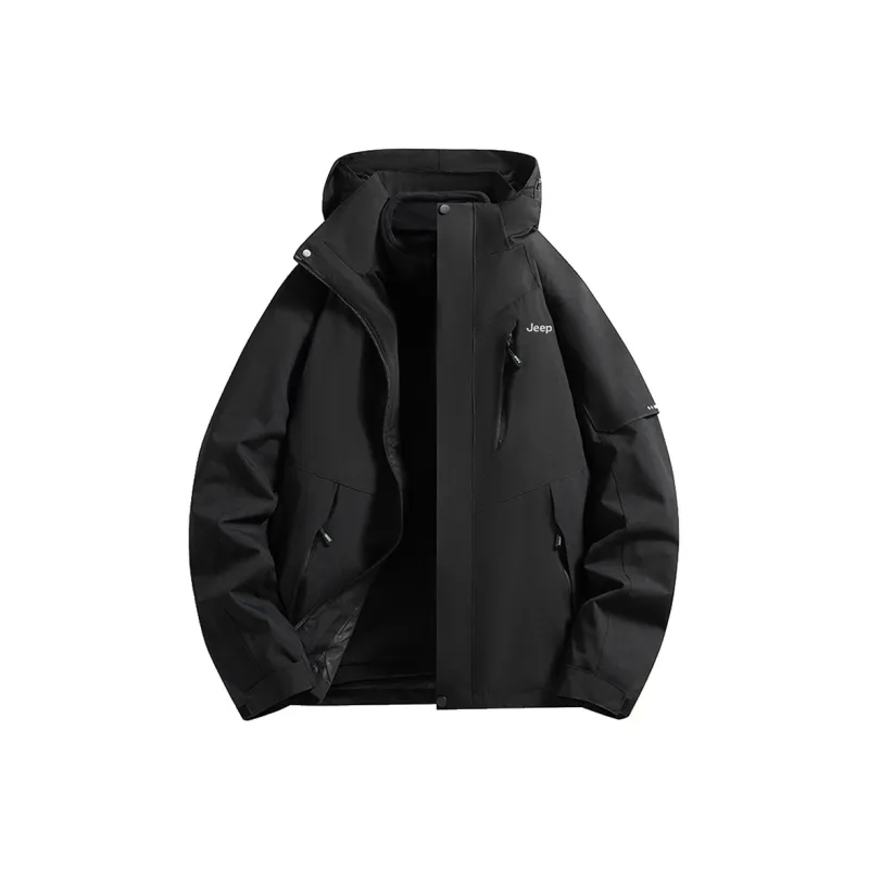 Jeep Black Knight Series Trench Coats Unisex-0
