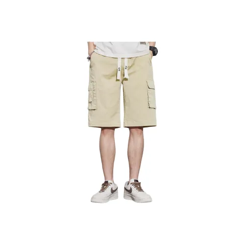 Tonlion Cargo Shorts Men's Apricot